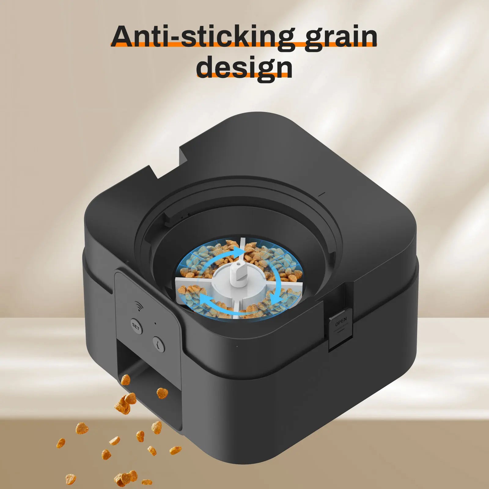 Automatic Smart Pet Feeder - Timed Cat & Dog Food Dispenser