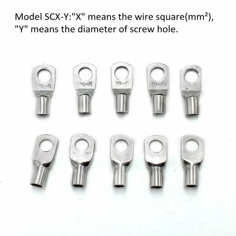 Tinned Copper Cable lugs - Heavy Duty SC Terminals Set