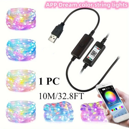 Smart LED Fairy Lights USB Powered App Control