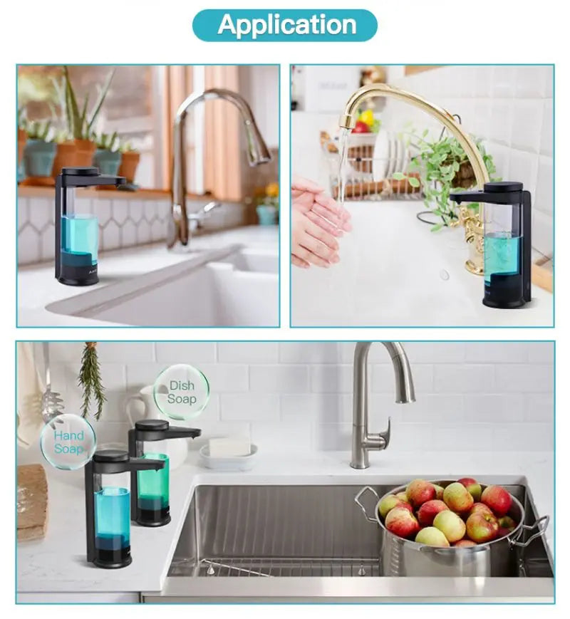 Automatic Liquid Soap Dispenser - AIKE Wall Mounted & Tabletop