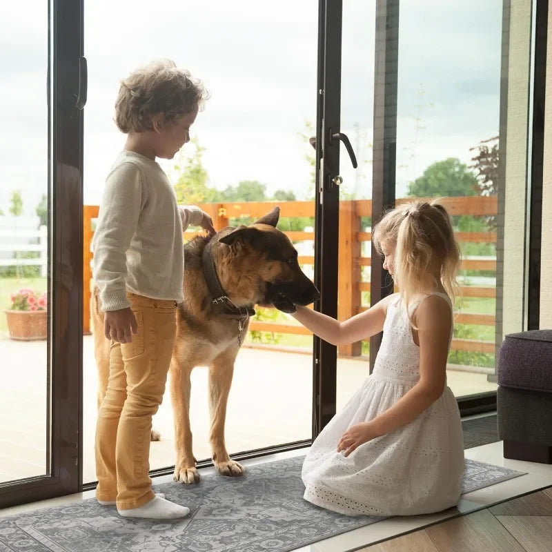 Rug Runner for Hallways 2'x6' Ultra Thin Machine Washable