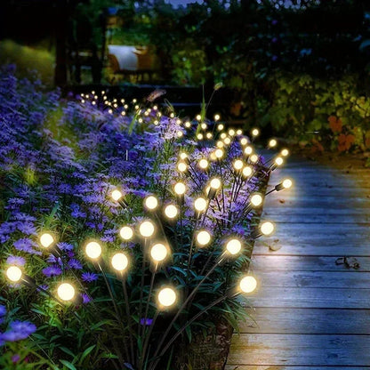 2pc solar firefly lights