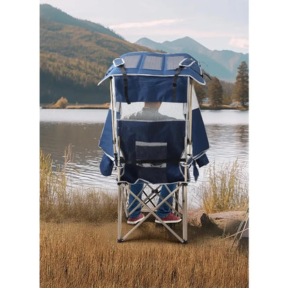 Chair with Canopy, Sports Chairs, USB, Type-C&DC Charging Cable Included
