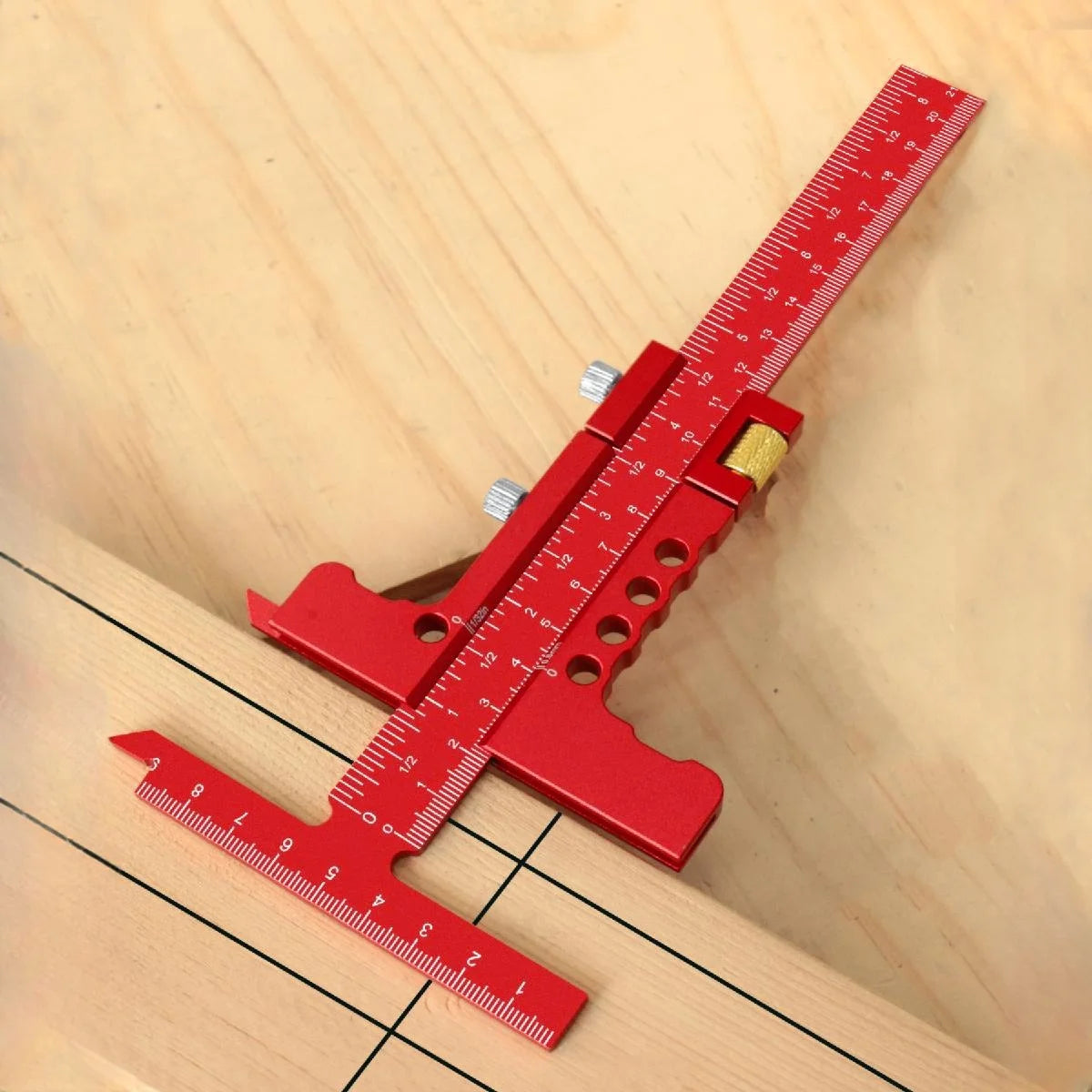 Precision Sliding Edge Ruler