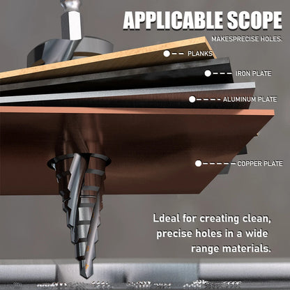 M35 Cobalt 4-Flute Step Drill Bit