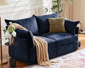 Oversized Loveseat Sofa, Modern Modular Sectional Couch, 2-Seat 24.5"