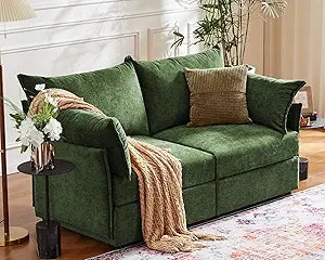 Oversized Loveseat Sofa, Modern Modular Sectional Couch, 2-Seat 24.5"