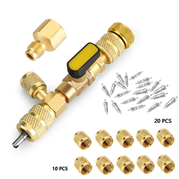 R410A Valve Core RemoverInstaller | HVAC Repair Tool