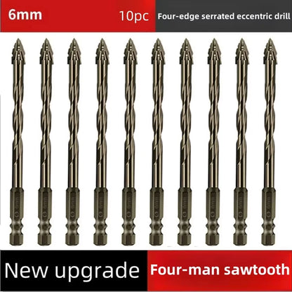 4-Blade Saw Tooth Eccentric Drill Bit