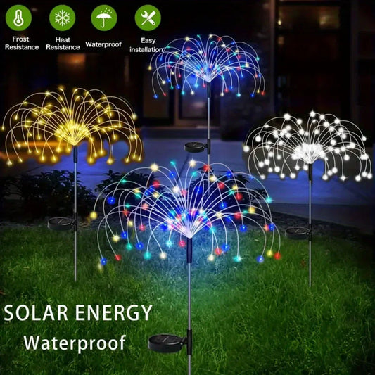 Waterproof Outdoor Solar Fireworks Lights