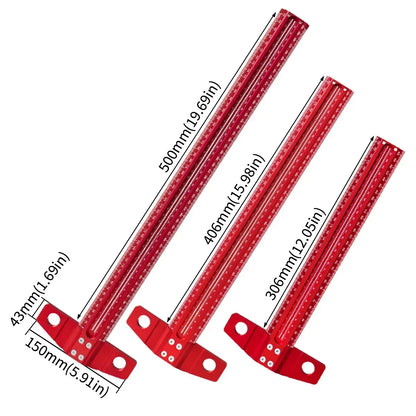 Precision Marking T-Ruler Aluminum Alloy Woodworking