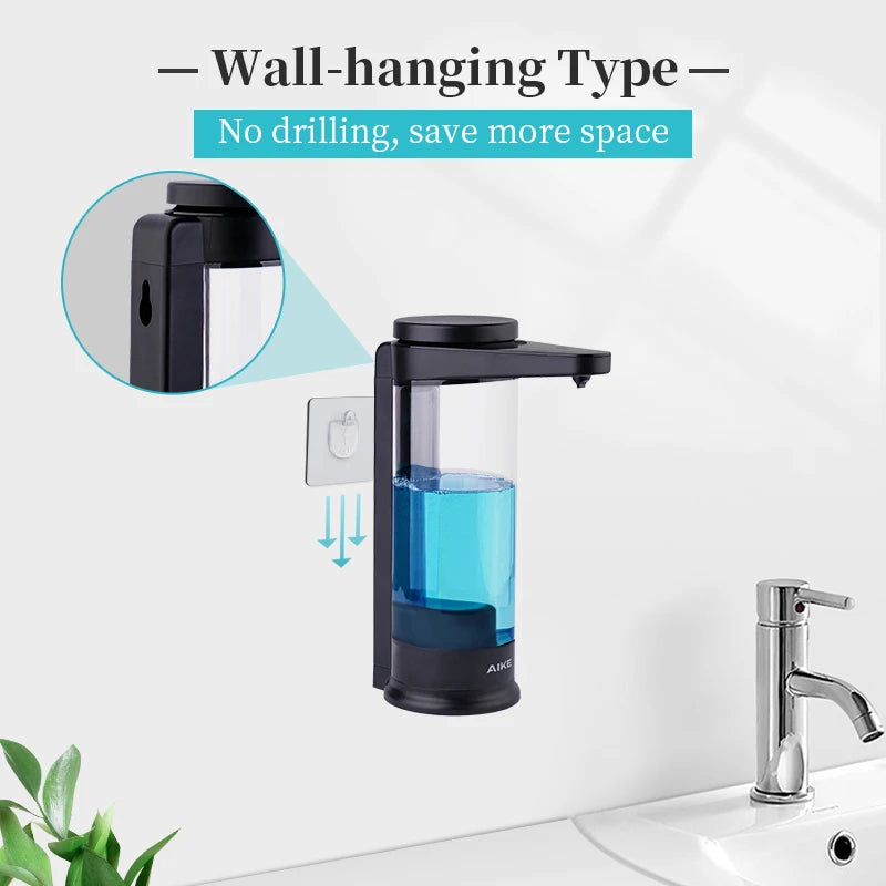 Automatic Liquid Soap Dispenser - AIKE Wall Mounted & Tabletop