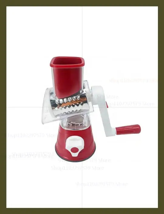 Multifunctional Vegetable Slicer and Cheese Shredder Handheld Rotary Grate