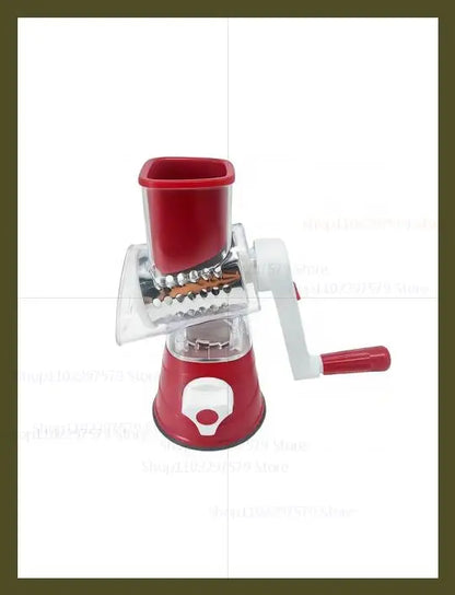 Multifunctional Vegetable Slicer and Cheese Shredder Handheld Rotary Grate
