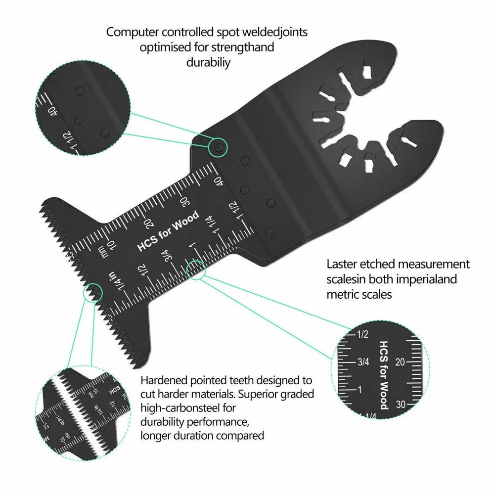 81Pcs Quick Change Oscillating Multi Tool Saw Blade