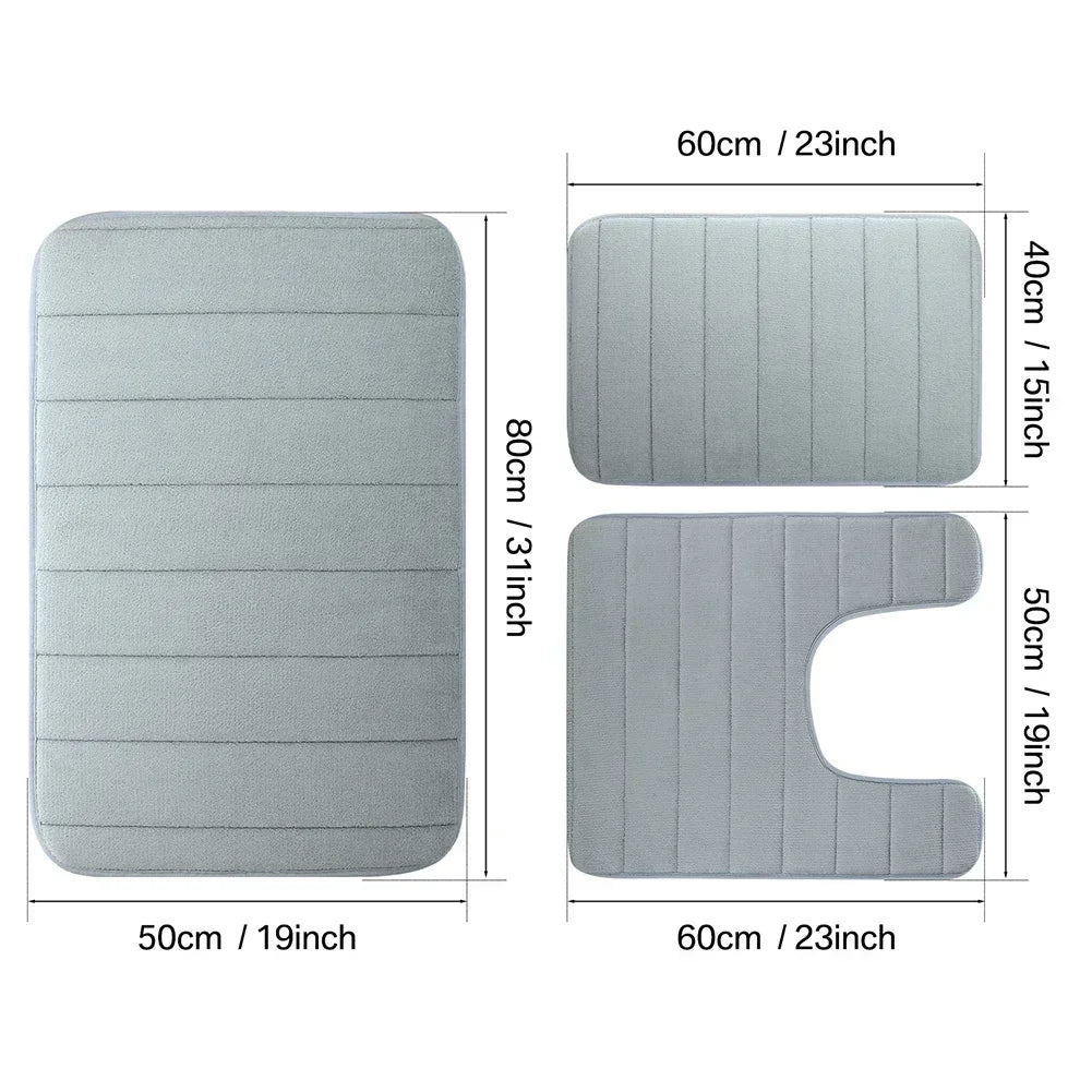 Memory Foam Bath Mat Soft