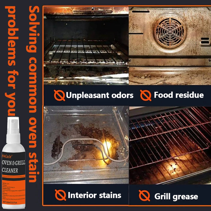 Oven Grill Cleaner Cooktop Degreaser Deodorizer - Heavy Duty
