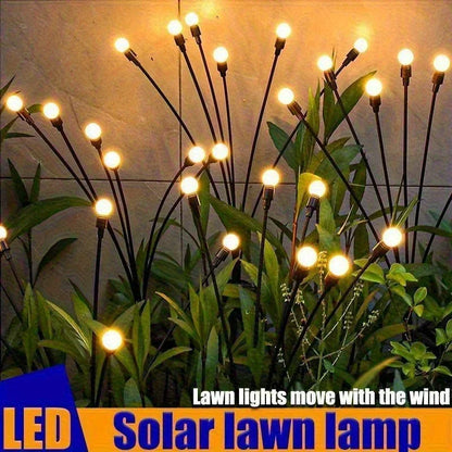 2pc solar firefly lights
