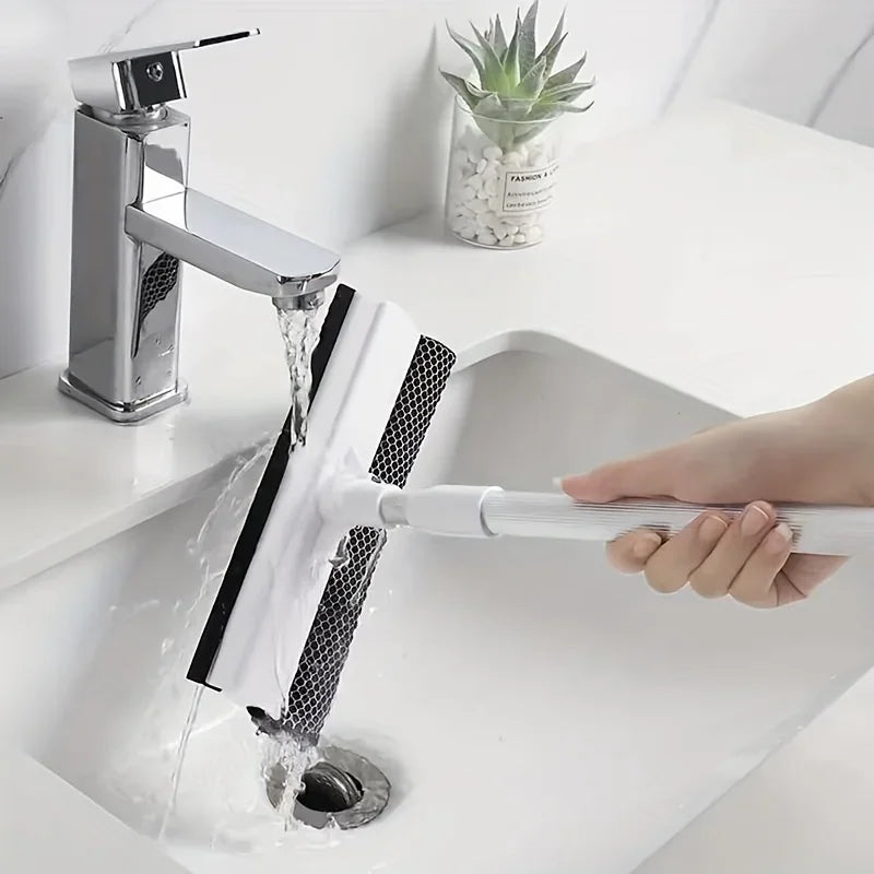 1pc Squeegee Window Cleaner 2 in 1