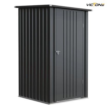 Victone 3' x 3' Compact Outdoor Storage Shed, Durable Small Garden Tool Storage