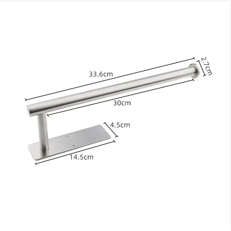 Stainless Steel Toilet Roll Holder - Modern Wall Mounted
