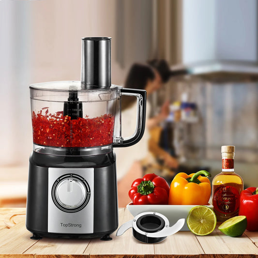 TopStrong 6 in1 800W Black Food Processor USFP201