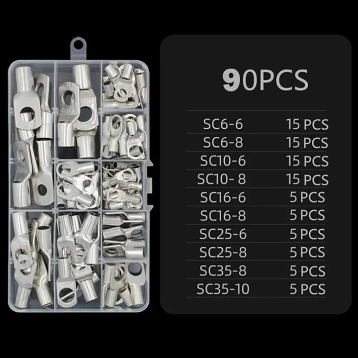 Ring Terminal Cable Shoes - Heavy Duty Copper SC Terminals
