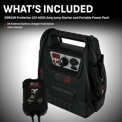 Electric DSR ProSeries Car Battery Jump Starter