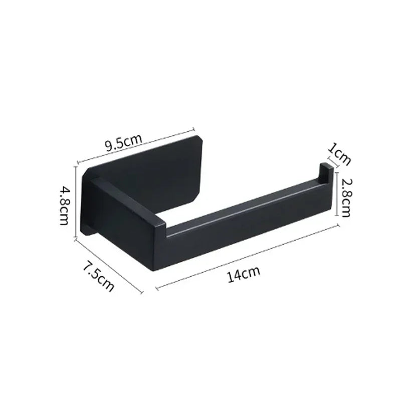 Stainless Steel Toilet Roll Holder - Modern Wall Mounted