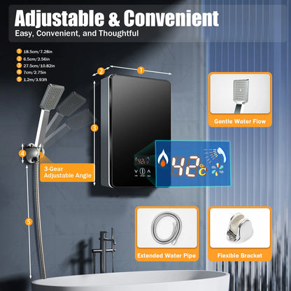 Electric Tankless Water Heater 220V 6500W