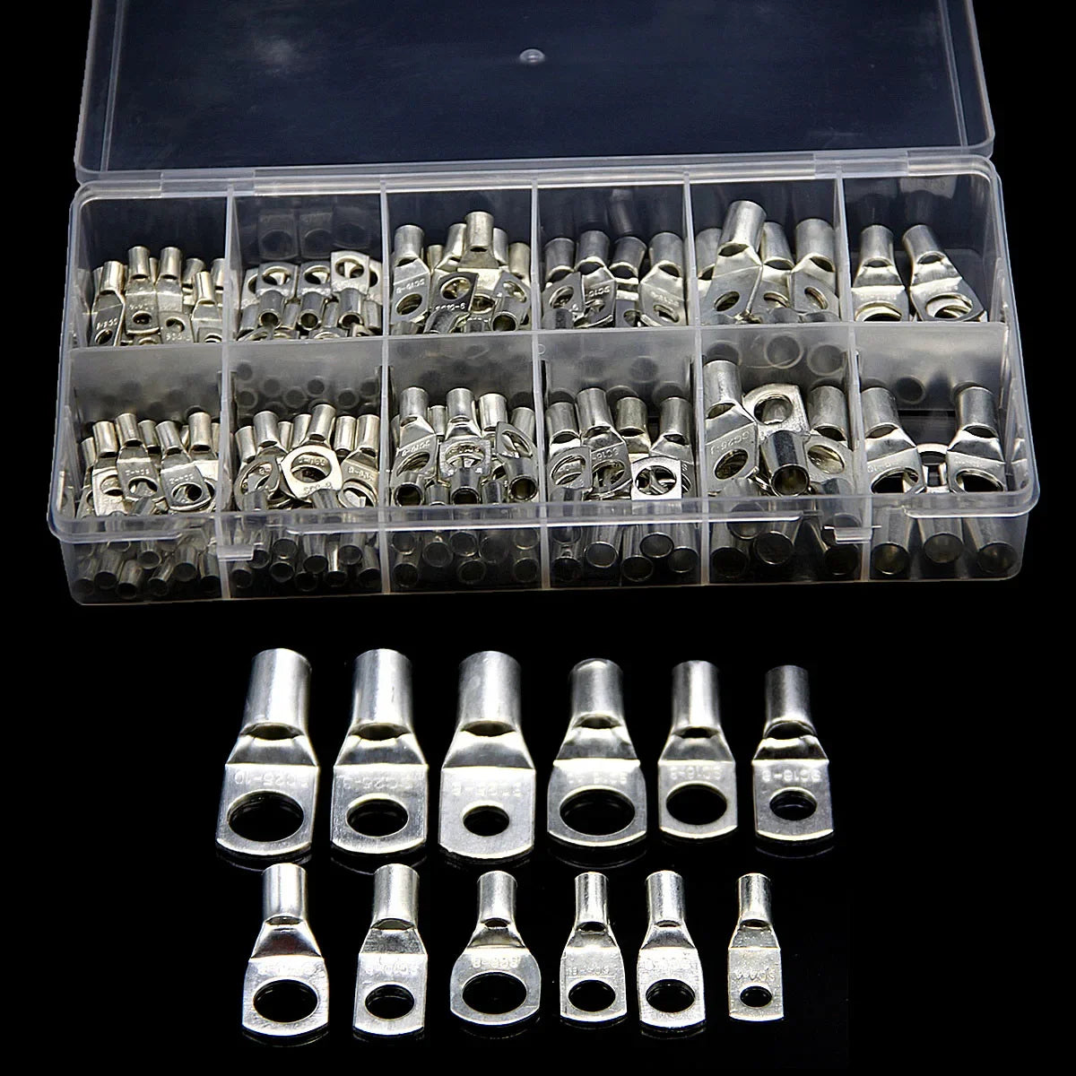 Tinned Copper Cable lugs - Heavy Duty SC Terminals Set