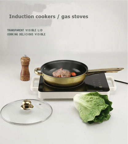 12PCS Stainless Steel Colored Cookware Set Non-stick