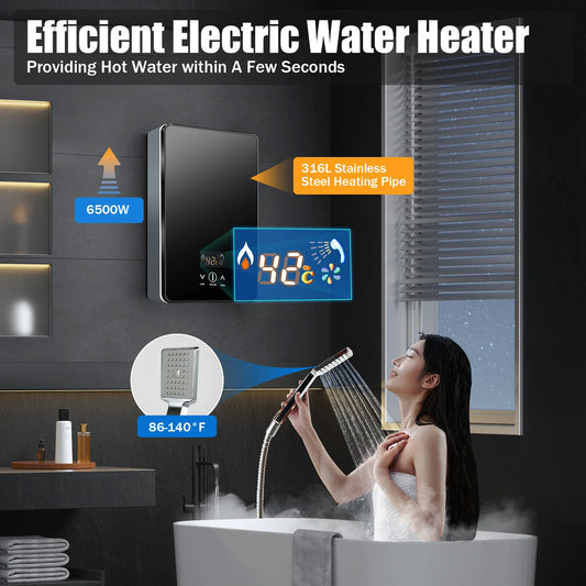 Electric Tankless Water Heater 220V 6500W
