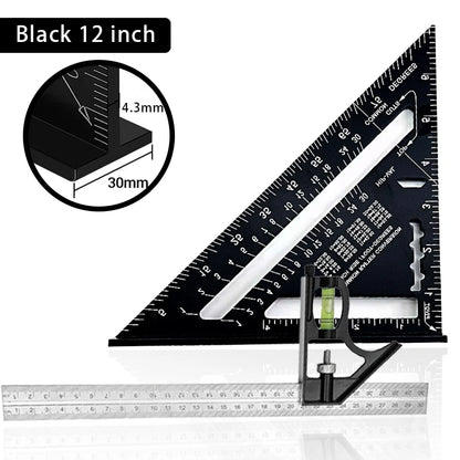 Premium Rafter Square and Combination Triangle Square Set