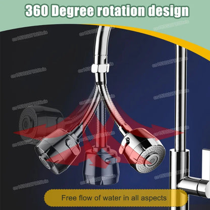 Faucet Extender 360Degree Rotatable Faucet Nozzle Adapter