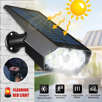 High Resolution Camera w/ Solar, Light, And Motion Sensors